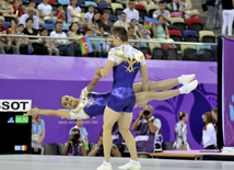 Avropa Oyunları çərçivəsində aerobika gimnastikası üzrə final yarışları. Bakı, Azərbaycan, 21 iyun 2015